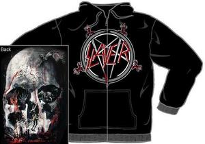 Slayer "South Of Heaven" Zipper Sweatshirt Hoodie, XL