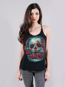 Ladies Santeria Tank at Iron Fist International INC. in BLACK, BTD