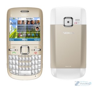 Nokia C3-00 Golden White