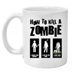 Кружка "How to kill a zombie"