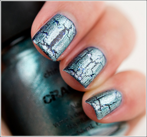 China Glaze Oxidized Aqua Metal Crackle Glaze