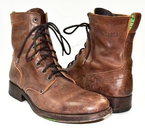 brown leather boots