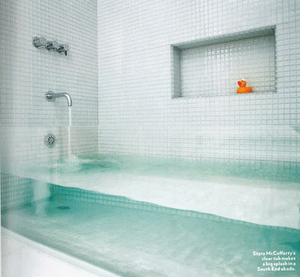 прозрачная ванная