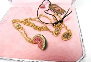 &#9829; Juicy Couture Watermelon Charm Necklace &#9829;