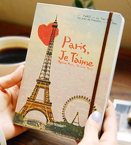 Ежедневник 'Paris, Jet'Aime' с открытками