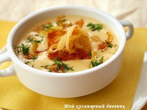 Сварить суп из плавленного сырка