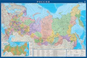 карта  России