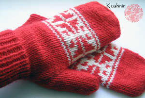 Варежки или перчатки с орнаментом