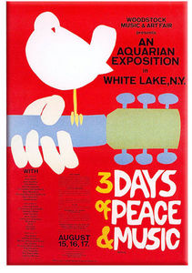 плакат WOODSTOCK