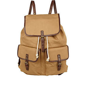 light brown pocket rucksack