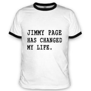 Футболка "Jimmy Page has changed my life"