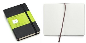 moleskine классический нелинованный карманный