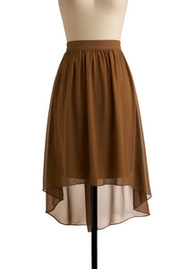 While You Were Fast A-sepia Skirt