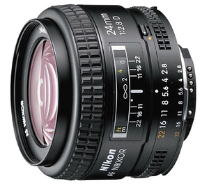 Широкоугольный объектив Nikon AF Nikkor 24 mm f/2.8 D