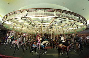 Ride on the carousel