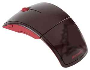 Microsoft Arc Mouse Red USB