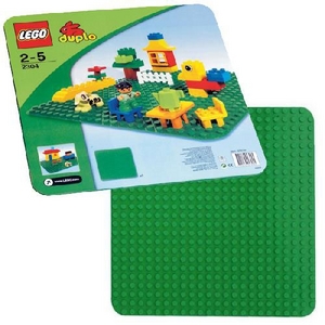 Лего duplo пластина зеленая