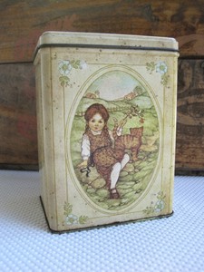 Vintage Country Girl Hallmark Tin