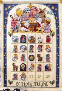 O Holy Night Advent Calendar Dimensions