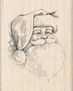 INKA-98684_Santa - Rubber Stamps by Inkadinkado