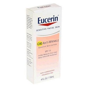 Eucerin Sensitive Skin Q10 Anti-Wrinkle Sensitive Skin Lotion SPF 15 Facial Treatment Products