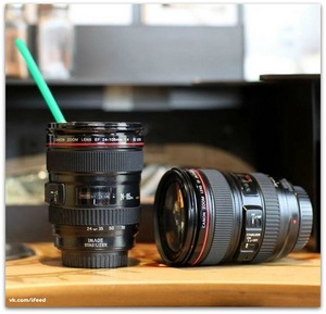 Coffee Cup Canon 24-105 Lens