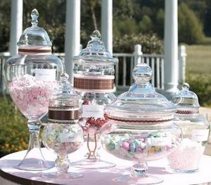 Glass Candy Jars