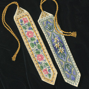 Elegant Bookmarks - Cross Stitch Kit by Dimensions