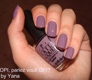 Лак OPI Parlez vous OPI