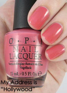 OPI My Address is “Hollywood”