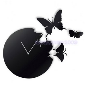 часы Butterfly Wall Clock