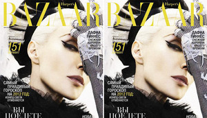 Декабрьский Harper's Bazaar с Дафной Гиннес