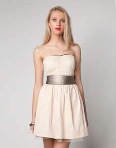 Bershka dress with tulle petticoat