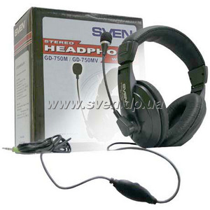 SVEN .GD-750V наушники (кожаные)