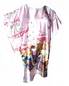 шёлковый халат-кимоно