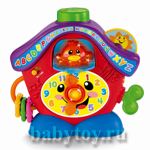 Fisher Price "Смейся и учись" Часы с кукушкой