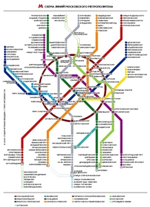 визуализировать карту метро с моими познаниями Москвы