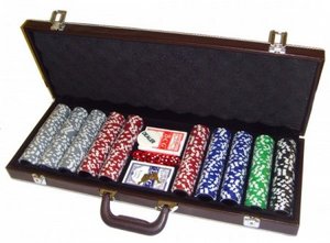набор для покера с номиналом