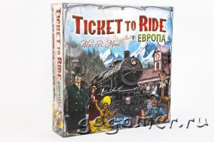 Настольная игра Билет на поезд по Европе (Ticket to Ride Europe)