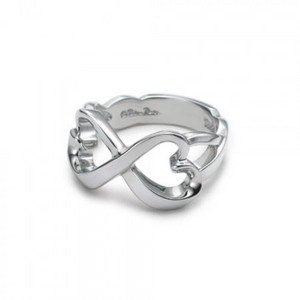 Tiffany Double Loving Heart Ring