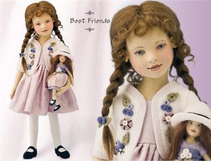 Кукла из фетра