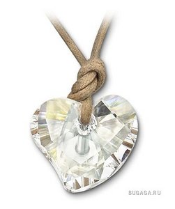 сердце большое стеклянное accessorize