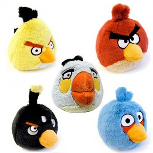 набор игрушек angry birds!
