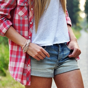 pyбашка в клетку