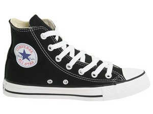 черные высокие кеды Converse All Star