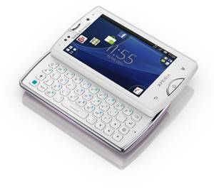 sony ericsson xperia mini pro white