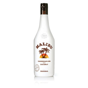malibu caribbean rum with coconut