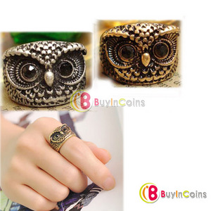 Vintage Retro Hot Fashion Owl Shape Style Ring