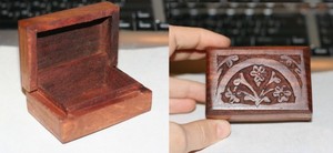 Махонькую деревянную шкатулочку для отгадайте чего