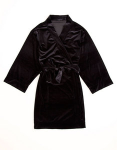 Velvet robe